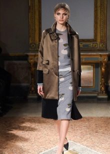 Coat for a gray dress