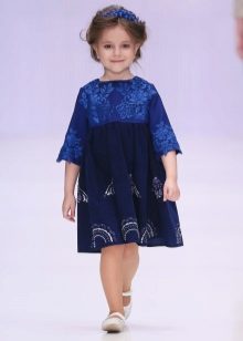 Pletené elegantné šaty pre dievčatá