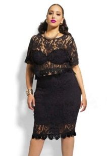 lace pencil skirt for overweight women