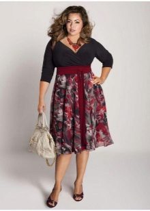 medium length summer skirt for overweight women