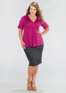 office pencil skirt for overweight women