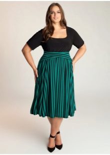 full length skirt for obese women