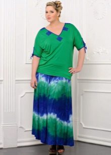 summer maxi skirt for overweight women