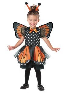 Abito di Capodanno per una bambina di 2 anni farfalla