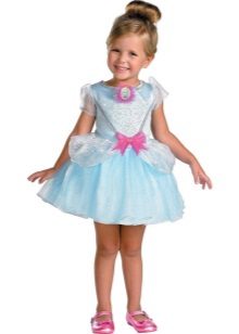 New Year's short dress Cinderella for the girl
