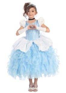 Uudenvuoden mekko Cinderella tytölle upea