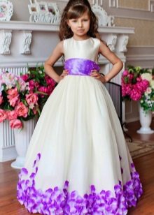 Christmas dress in Barbie style for a girl