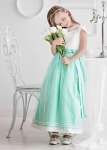 Novogodišnja haljina za djevojčicu metvicu