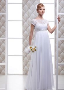 materské taftové svadobné šaty