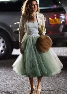 elegantní tutu sukně střední délky