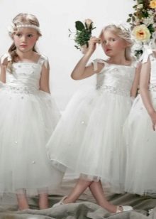 Bryllupspustede kjoler til piger