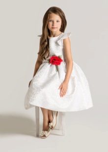 Kızlar için şık düğün kabarık kısa elbise