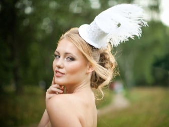 Sombrero de novia para un segundo vestido de novia