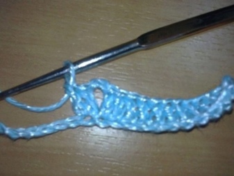 Pletenie jarmo na šaty pre dievča až rok - krok 1