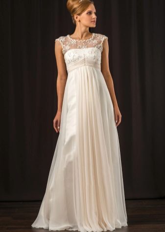 Vestuvinė suknelė „Empire nėriniai“