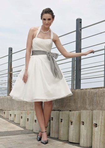 А-линия сватбена рокля за бременни булки