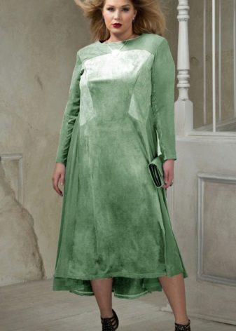 Večerní šaty od Eva Collection green