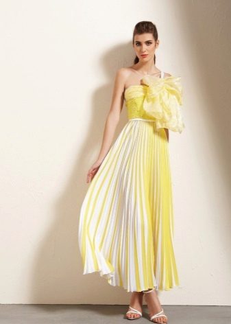 שמלת קיץ ערב צהוב