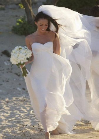 Vestido de novia Megan Fox
