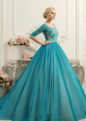 Wedding dress turquoise from the BRILLIANCE collection from Naviblue Bridal