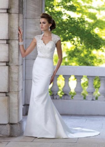 Sheath Lace Wedding Dress