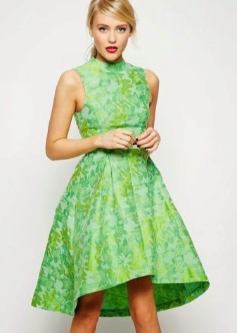 60. gadu zaļā kleita