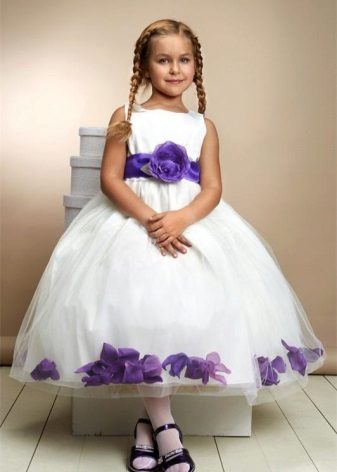 Blomsterprint Kindergarten Prom Dress