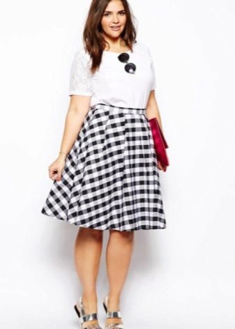 Conical skirt for fat girls