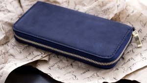 Dame-lommebok med glidelås