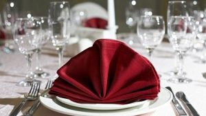 How to put napkins on a festive table beautifully?