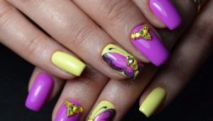 Cechy żółto-fioletowego manicure