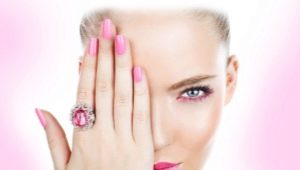 Manicure merah jambu: pelbagai warna dan idea-idea fesyen