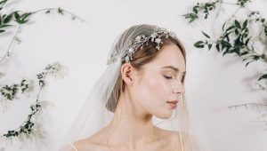 Kiểu tóc cưới với mạng che mặt: vẻ ngoài sành điệu và gợi ý để lựa chọn