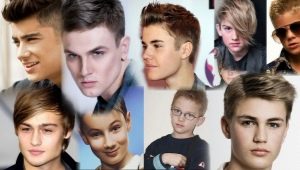Teini-ikäisten poikien hiusleikkaukset: tyypit ja valintasäännöt