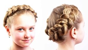 Làm thế nào để dệt một bím tóc quanh đầu một cô gái?
