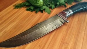 Daging pisau Damascus: ciri, pilihan dan penjagaan