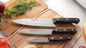سكاكين Arcos: تشكيلة وتوصيات للاستخدام