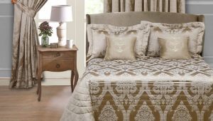 Sett med gardiner og sengetepper til soverommet: hva er og hvordan velge?