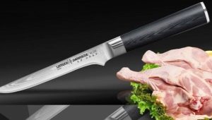 Обезкостяващи ножове: описание на видовете, правила за подбор
