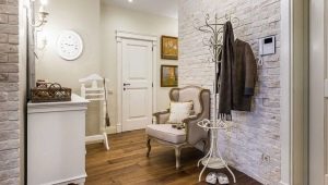 Decorative brick in the hallway: features and choice of material