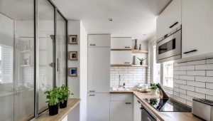 Progetta una piccola cucina in una casa privata