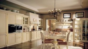 Ziloņkaula virtuves: austiņu izvēle, krāsu kombinācijas un piemēri
