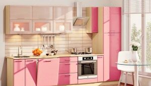 Cucine rosa: combinazioni di colori e opzioni di design