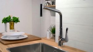 faucets ครัว: ประเภทขนาดและตัวเลือก
