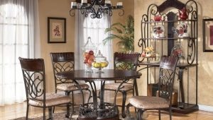 طاولات وكراسي لغرفة المعيشة: الأنواع والخيارات