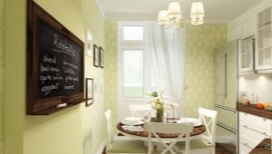 Choosing a wallpaper for a small kitchen