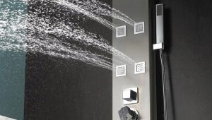 Features of shower panels with hydromassage