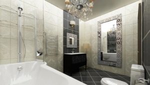 Art Deco stila vannas istaba: dizaina noteikumi un skaisti piemēri
