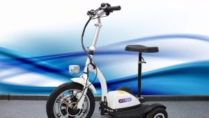 Trehjulede elektriske scootere: modelloversikt og valg av tips