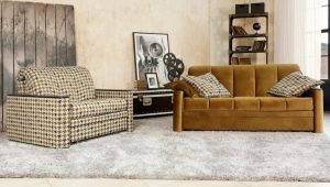 Frontvendte sofaer: typer, størrelser og valgregler